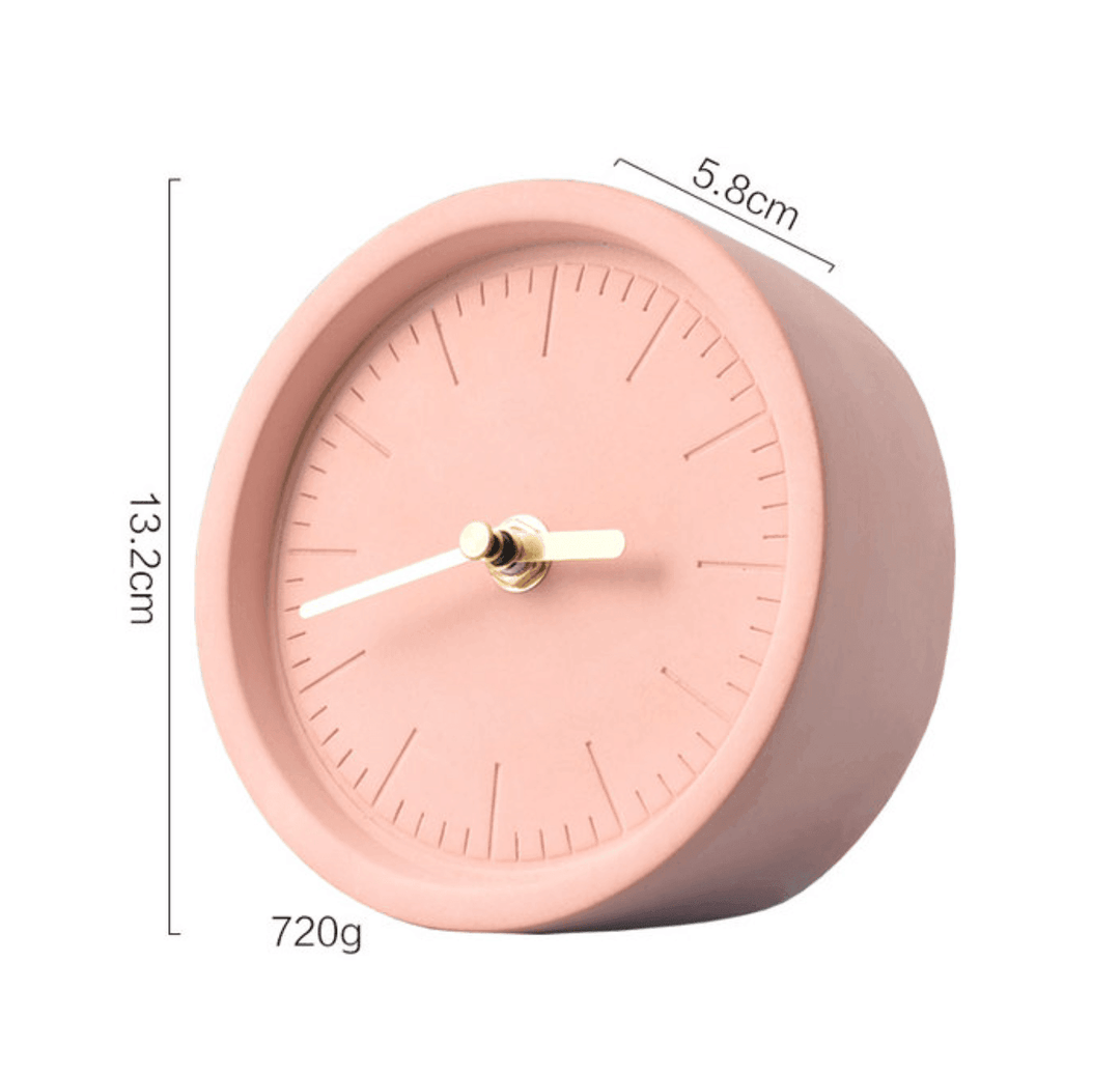 Pohjoismainen Sementtipöytäkello Modernilla Tyylillä 5