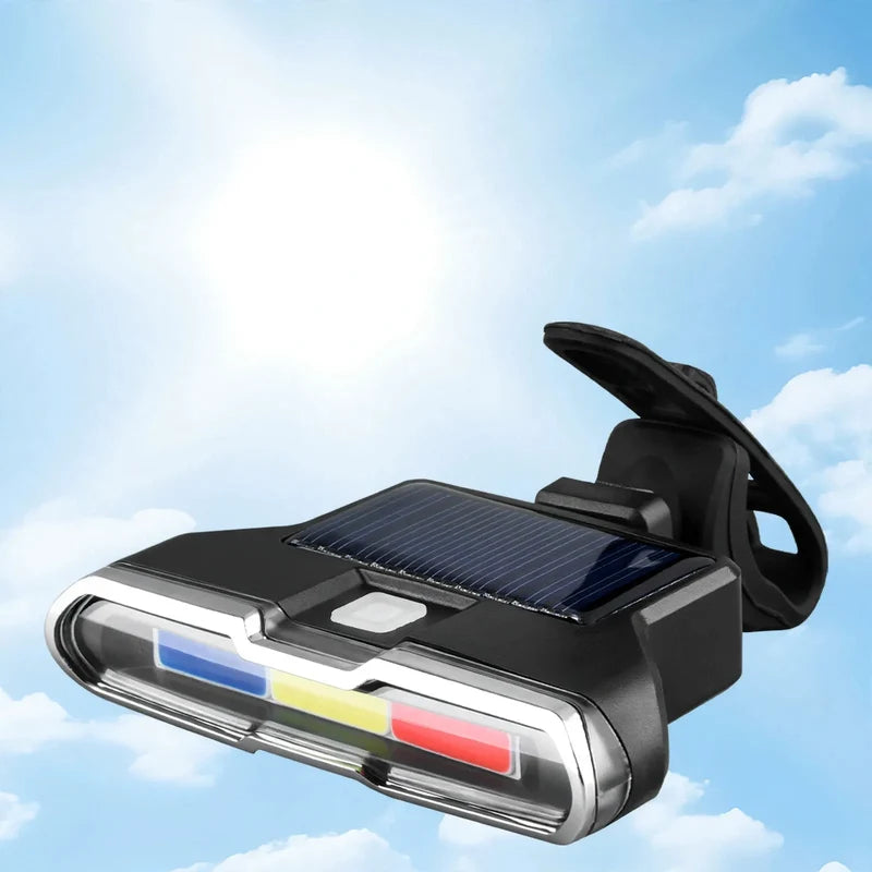 Polkupyörän Takavalo Monivärisellä Valaistuksella USB-latauksella 3