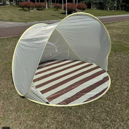 Pop-up Rantateltta Tilava ja Helppo Pystyttää 1