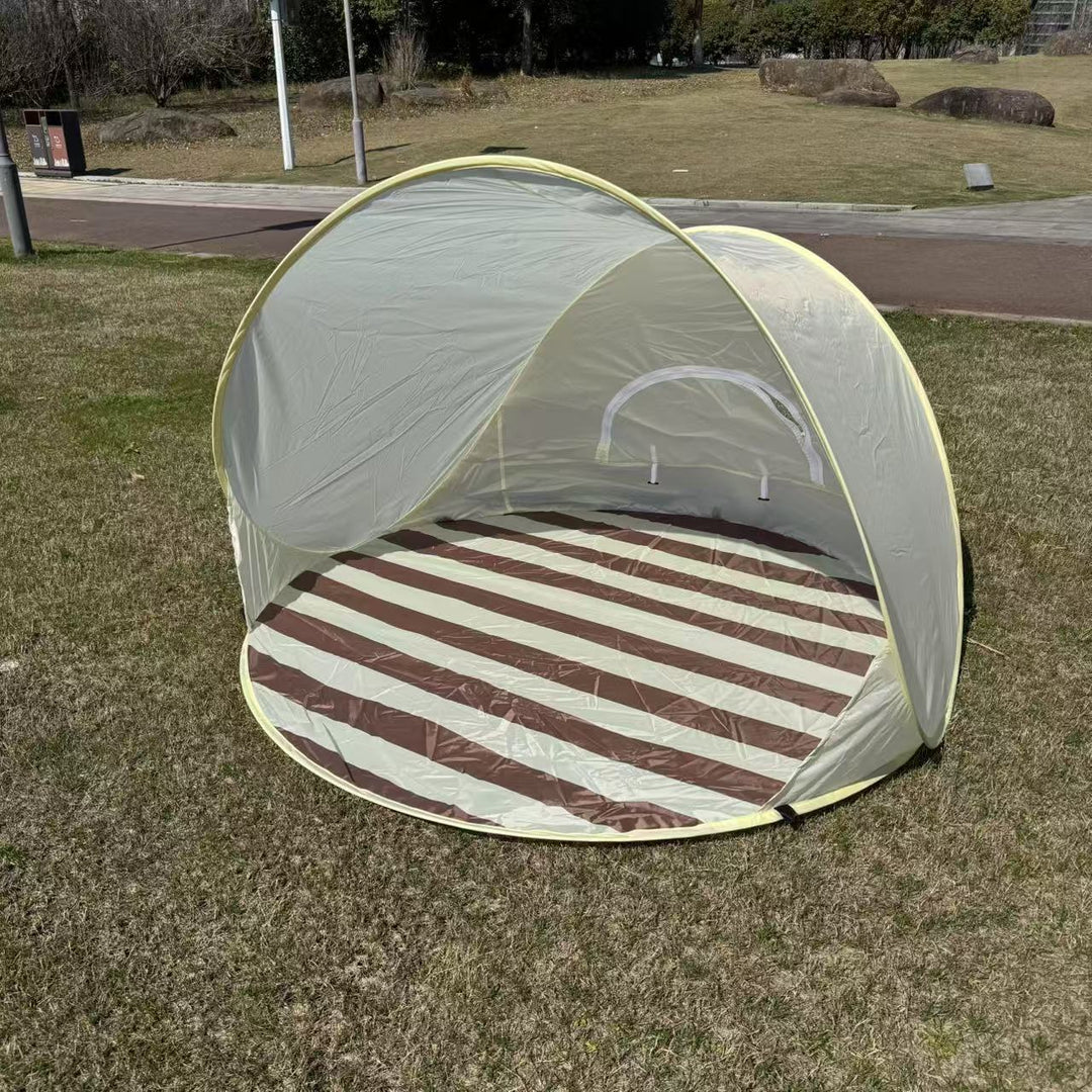 Pop-up Rantateltta Tilava ja Helppo Pystyttää 4