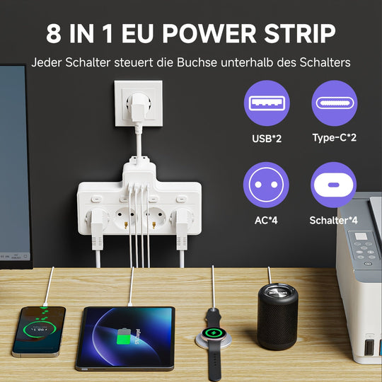 PowerHub 7-in-1 EU Virtapistoke Monitoimilaite 1