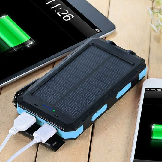 Power Bank Vedenpitävä Aurinkoenergialla 30 000 mAh 1