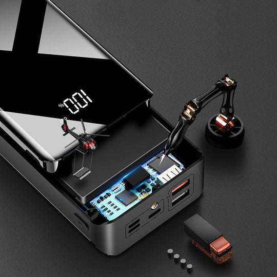 Powerbank 30000mAh Kaksipuolinen UV-pinnoite LCD Näyttö 2