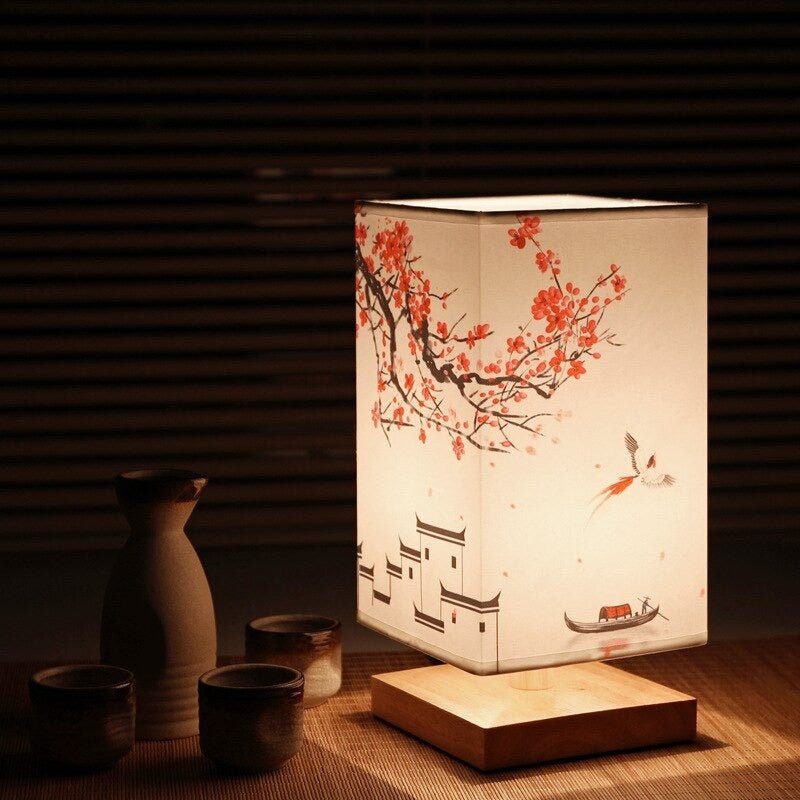 Pöytälamppu Japanilaisella Skandinaavisella Tyylillä 1