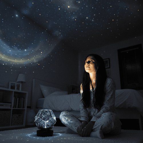 Projektori LumiSphere Galaxy Moderniin Sisustukseen 5