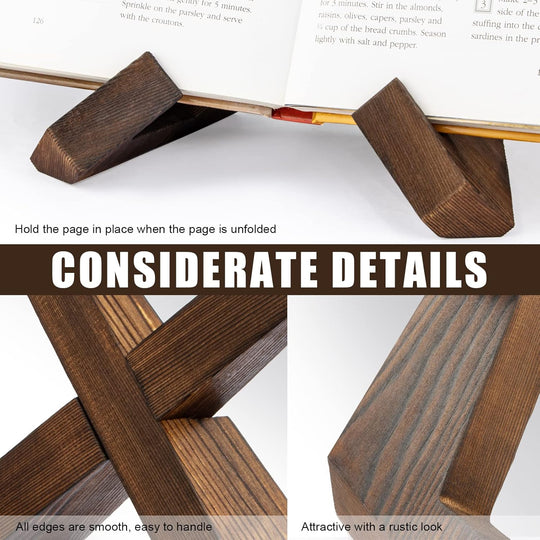 Puinen Keittokirjateline Maalaismainen Tyyli 1