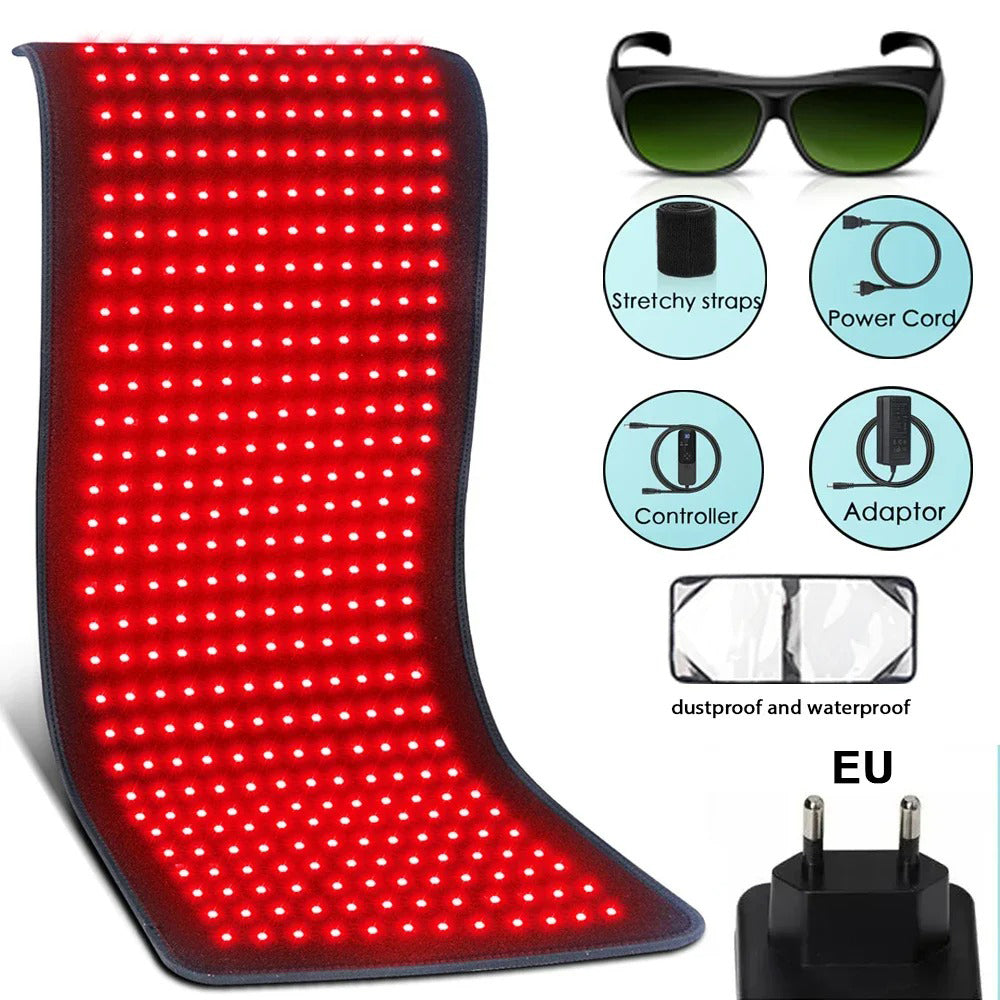 Punaisen Valon Hoitomatto 360 LED-valolla 0