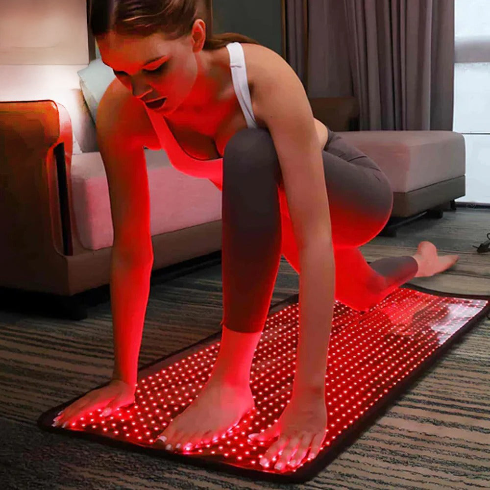 Punaisen Valon Hoitomatto 360 LED-valolla 1