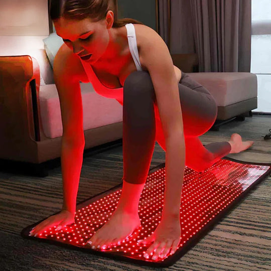 Punaisen Valon Hoitomatto 360 LED-valolla 1