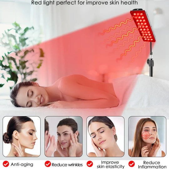 Punaisen Valon Hoitopaneeli GlowWave Monikäyttöinen Rentoutumisratkaisu 4