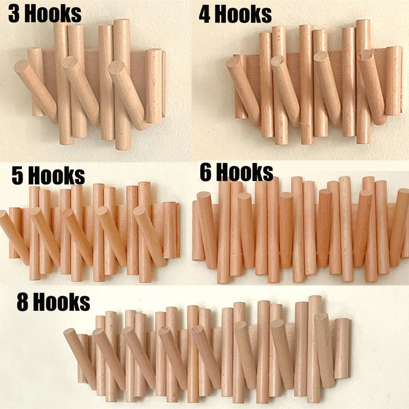 Puutakki | Käsintehty seinävaatekaappi skandinaavisella designilla 6