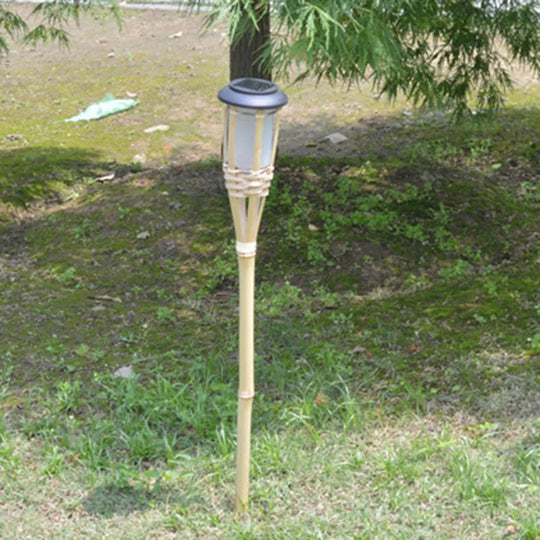 Puutarhalamput Aurinkoenergialla Toimivat Bambu Design 3
