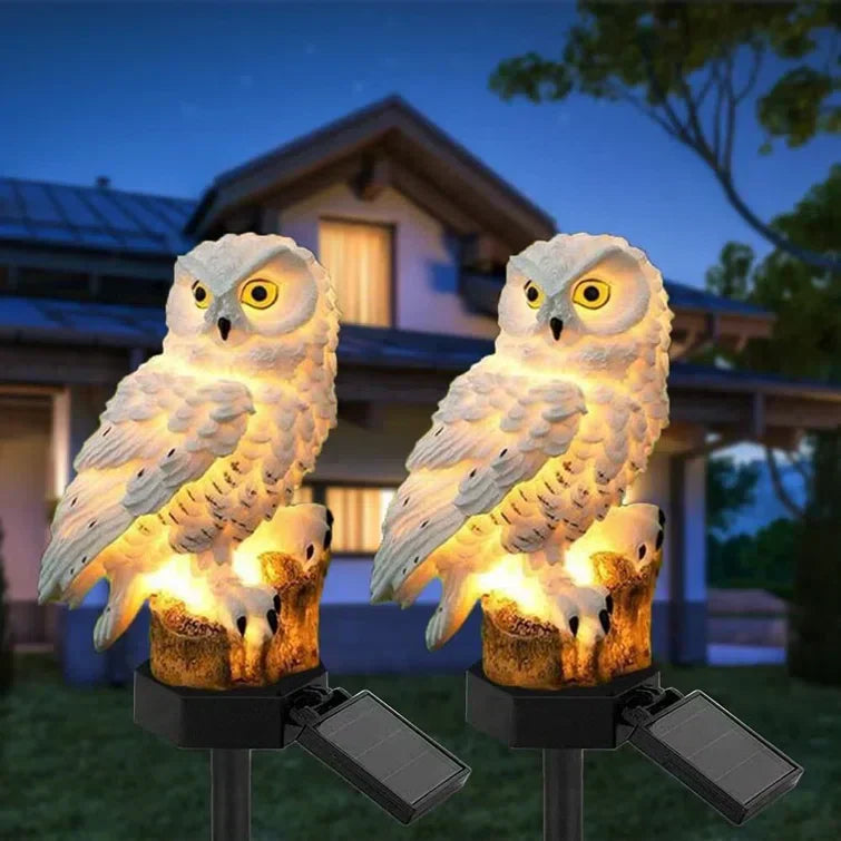Puutarhavalaisin Pöllösuunnittelulla LED-valaistus 1