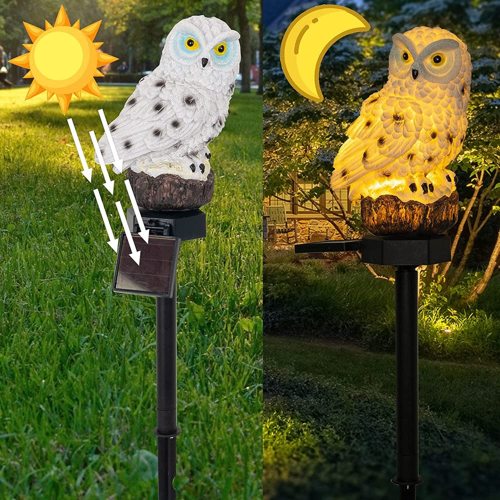 Puutarhavalaisin Pöllösuunnittelulla LED-valaistus 3