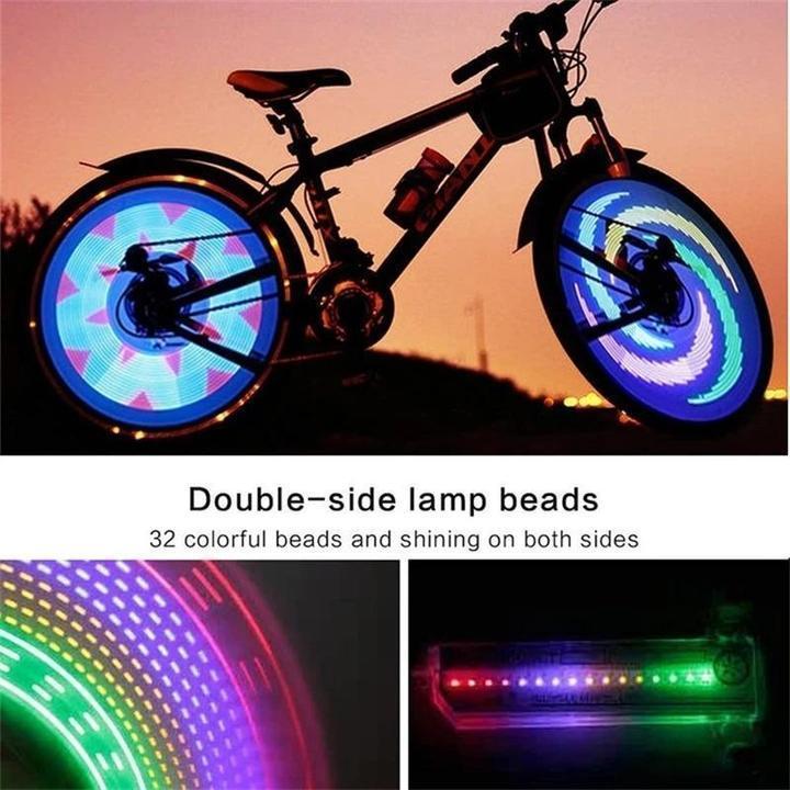 Pyörän LED-valot 3D-kuvioilla 4