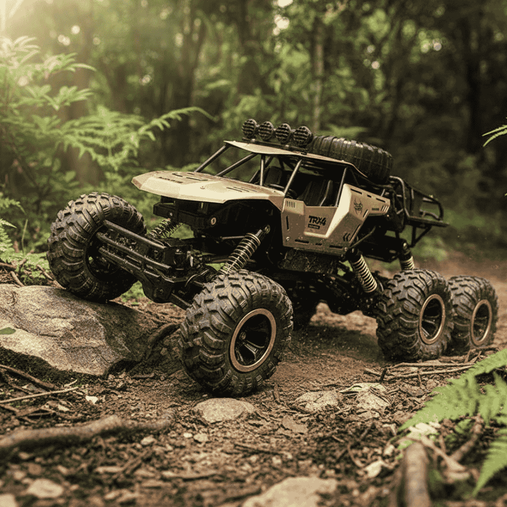 RC Monsteriauto 6WD LED-valoilla 0