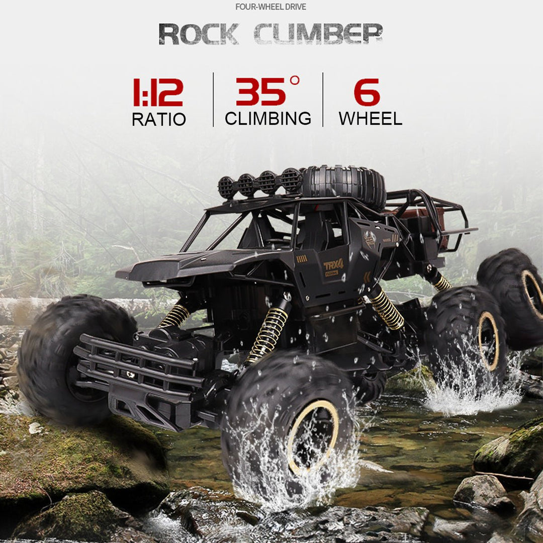 RC Monsteriauto 6WD LED-valoilla 7