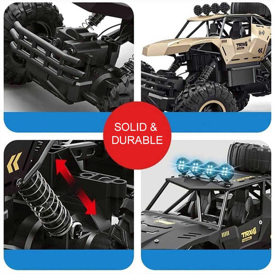 RC Monsteriauto 6WD LED-valoilla 8