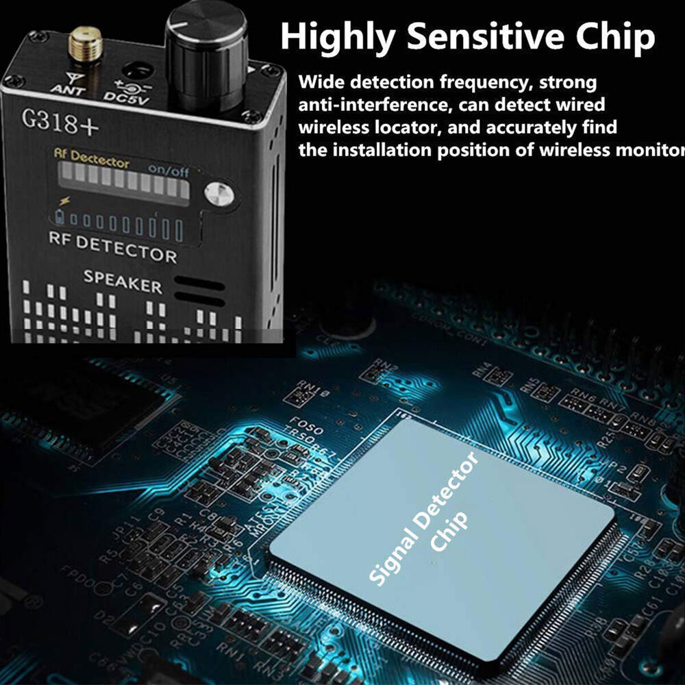 RF-Signaalivirheenilmaisin Piilotettujen Kameroiden Tunnistuslaite Kompaktilla Muotoilulla 7