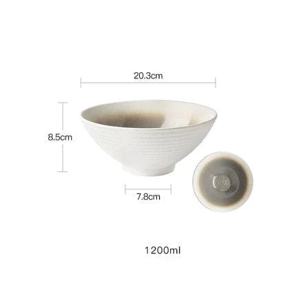 Ramen Kulhot 20 cm Käsintehty Design 7