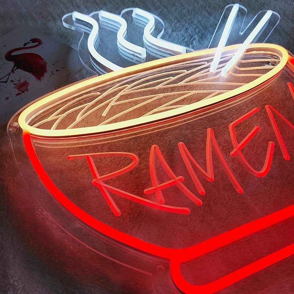Ramen Neonvalokyltti Moderni Sisustuselementti 5