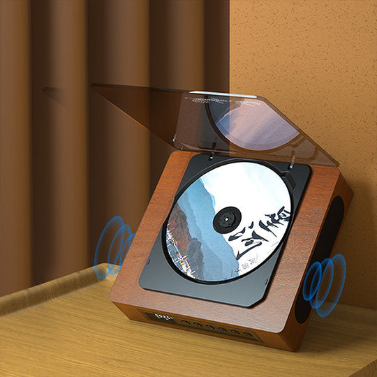 Retro CD Soitin Bluetooth-yhteydellä ja FM-radiolla 0