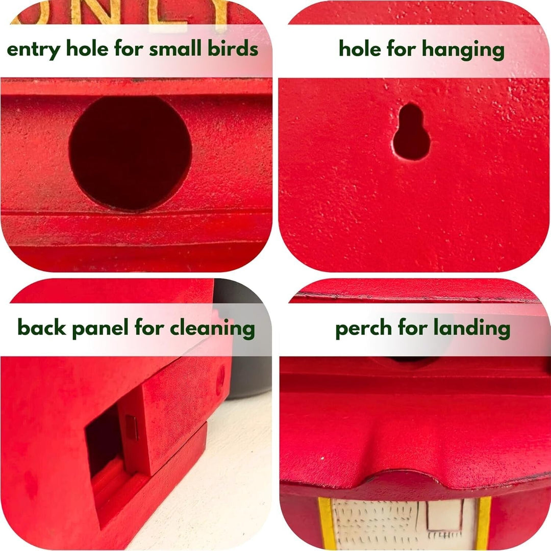 Riippuva Lintutalo Ulkokäyttöön Koristeellinen Muotoilu 3