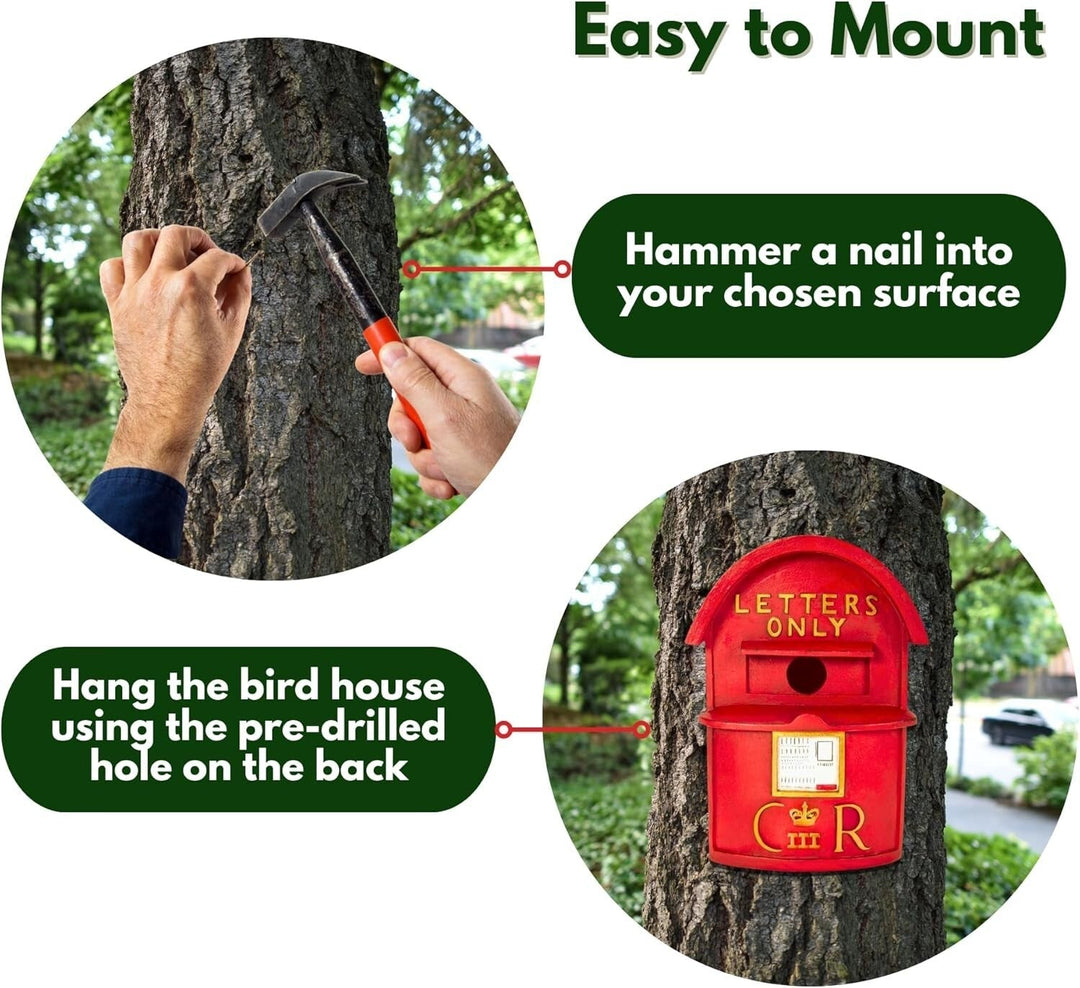 Riippuva Lintutalo Ulkokäyttöön Koristeellinen Muotoilu 7