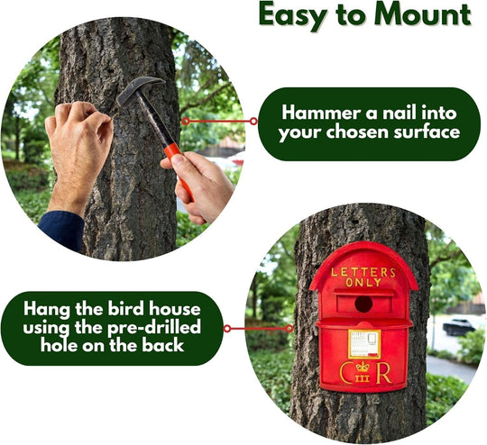 Riippuva Lintutalo Ulkokäyttöön Koristeellinen Muotoilu 7