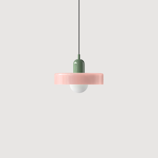 Riippuvalaisin Bauhaus-tyyliin värikkäällä lasilla 17