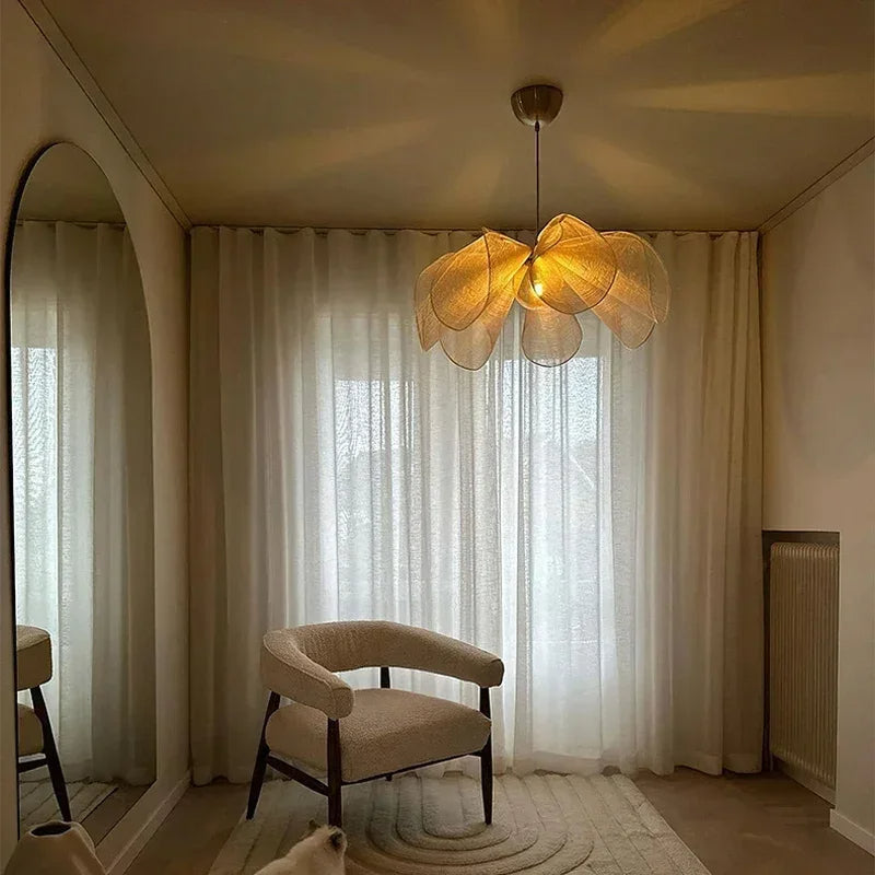 Riippuvalaisin Vintage-tyylinen Pehmeä Varjostin Kaareva Siluetti 3