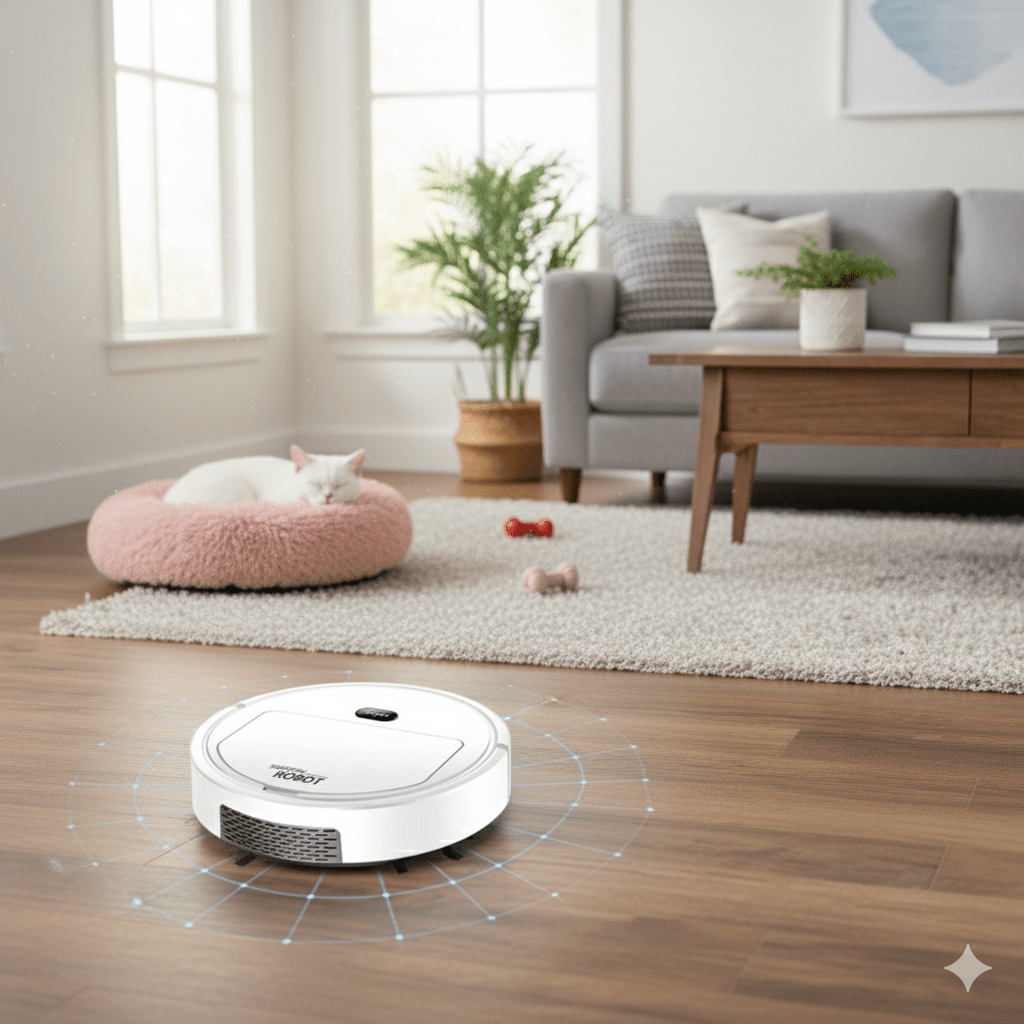 Robottipölynimuri Älykäs ja Hiljainen 2