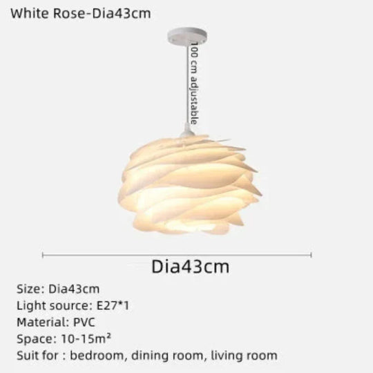 Romanttinen Kattovalaisin Ruusukoriste Olohuoneeseen Makuuhuoneeseen 4