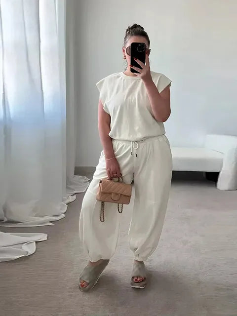 Variant image for Naisille Rento Jumpsuit Avoin Selkä Polyesteri-8