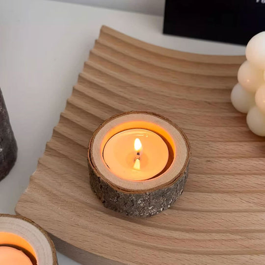 Rustic Candle Holders Set For Home Decor 3