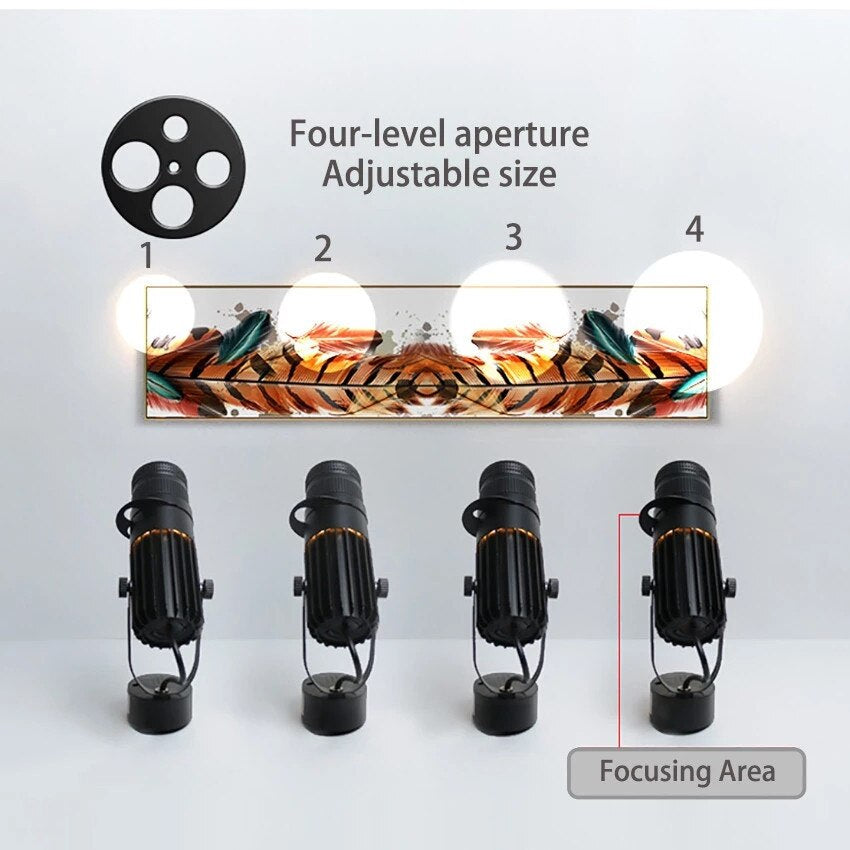 Säädettävä LED-kohdevalo Moderni 2
