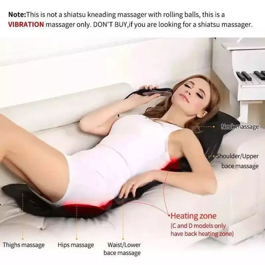 Sähköinen Selkätyyny Lämpötoiminnolla Ergonominen Muotoilu 3