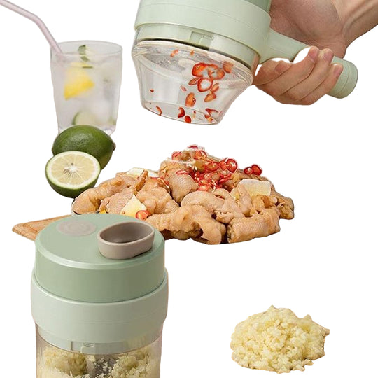 Sähköinen vihannesleikkuri Monipuoliseen Käyttöön 0