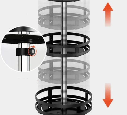 Säilytyshylly 360° Pyörivä 5
