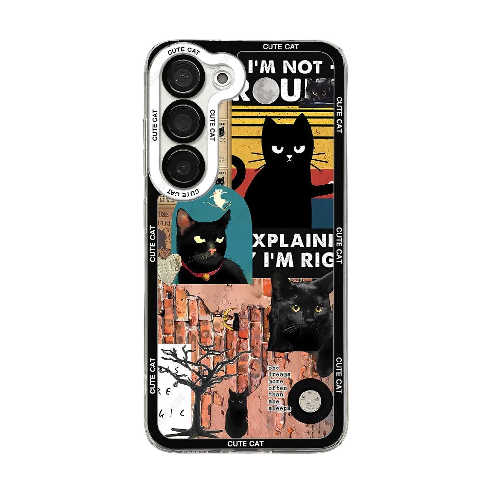 Samsung Galaxy Phone Case Cat Collage 4