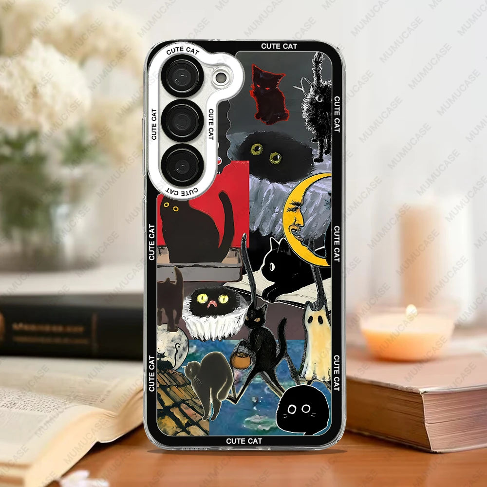 Samsung Galaxy Phone Case Cat Collage 6