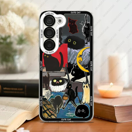 Samsung Galaxy Phone Case Cat Collage 6