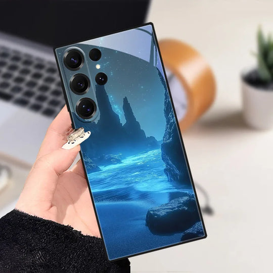 Samsung Galaxy S25 Puhelin Kuori Eläinkuvioilla Liukumaton Suoja 1