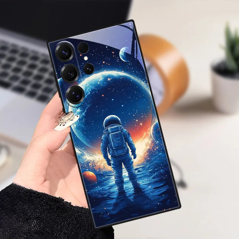 Samsung Galaxy S25 Puhelin Kuori Eläinkuvioilla Liukumaton Suoja 14