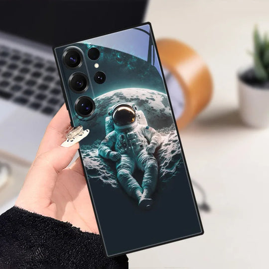 Samsung Galaxy S25 Puhelin Kuori Eläinkuvioilla Liukumaton Suoja 16