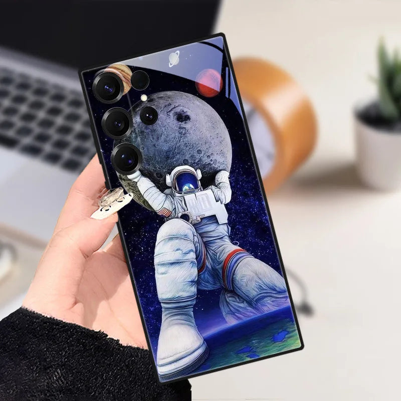 Samsung Galaxy S25 Puhelin Kuori Eläinkuvioilla Liukumaton Suoja 24