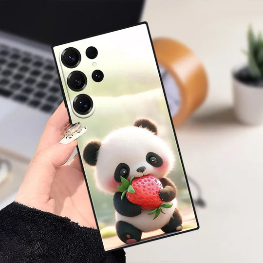 Samsung Galaxy S25 Puhelin Kuori Eläinkuvioilla Liukumaton Suoja 25