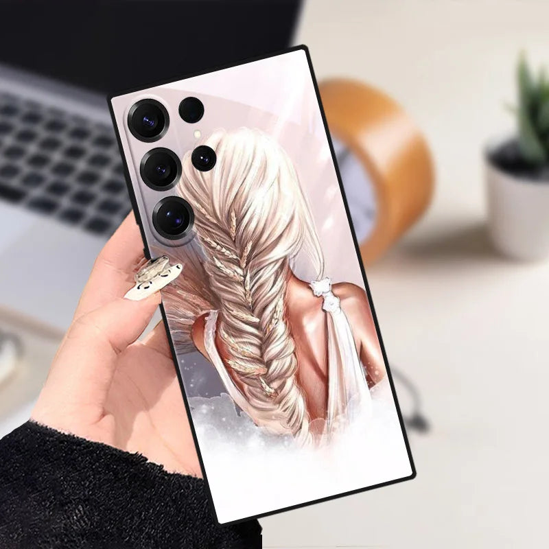 Samsung Galaxy S25 Puhelin Kuori Eläinkuvioilla Liukumaton Suoja 28