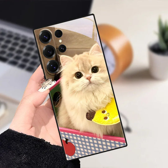 Samsung Galaxy S25 Puhelin Kuori Eläinkuvioilla Liukumaton Suoja 29