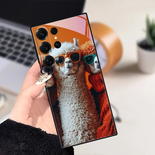 Samsung Galaxy S25 Puhelin Kuori Eläinkuvioilla Liukumaton Suoja 38